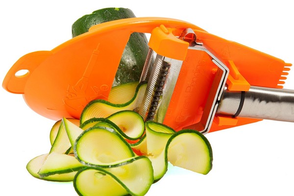 KochWunder Julienne- & Spiralschneider Set inkl. einem abnehmbaren 2-Klingen-Duo-Schälers