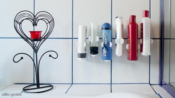 Klemm Wunder Wandhalterung - Set, 3tlg, weiß