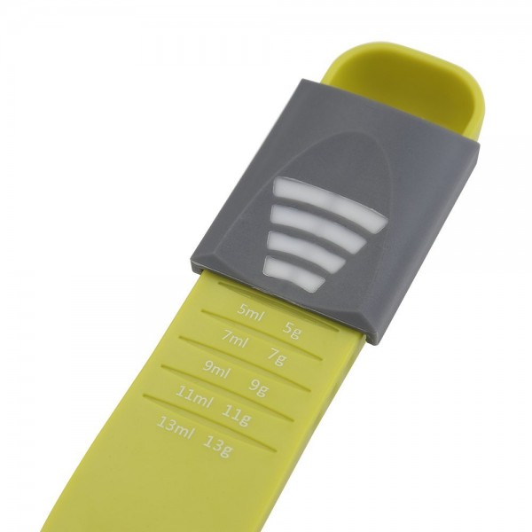 KochWunder Messlöffel Dosierlöffel, einstellbar, für Kaffee, Tee, Gewürze usw.