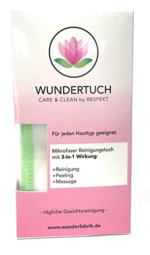 Wundertuch Clean & Care, sanftes Mikrofasertuch zur Gesichtsreinigung, hygienisches Kosmetiktuch