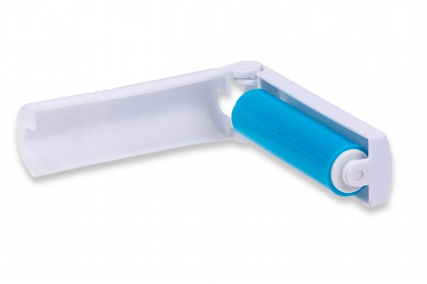 FusselWunder Silikon-Fusselrolle / -Fusselbürste einklappbar MINI im praktischen Set für unterwegs