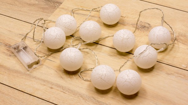 10er LED Lichterkette Kugel - Dekor