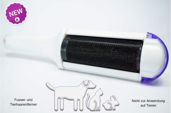Wunderfabrik FusselWunder - Selbstreinigende Fusselbürste und Tierhaarentferner