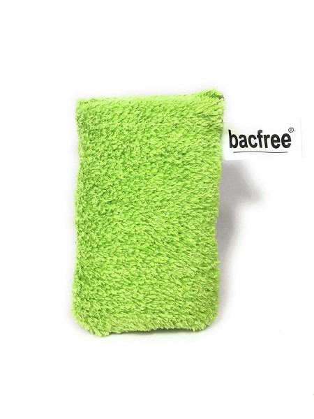 bacfree® - antibakterieller Reinigungsschwamm hygienisch & sauber mit Lurexseite, 4 Stück
