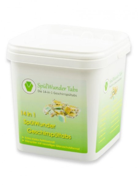 SpülWunder 14-in-1 Tabs im Vorratseimer, 100 Stk.