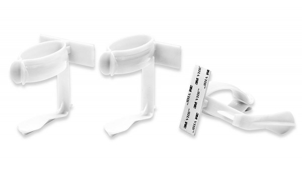 Klemm Wunder Wandhalterung - Set, 3tlg, weiß