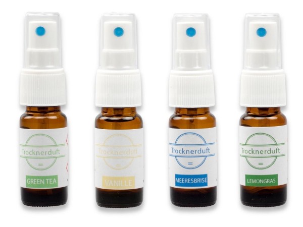 6 Trocknerbälle aus 100% Neuseeland-Wolle inkl. Leinensäckchen & 4 Trocknerdüfte