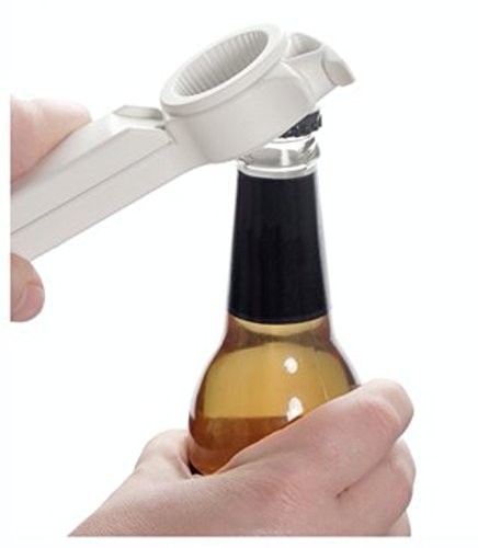 KochWunder Flaschenöffner Multifunktionsbüchsenöffner Dosenöffer - Status weiß