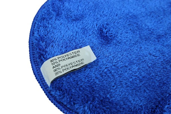 RESPEKT Mikrofaser 2-in-1 Pad rund Mikrofasergeschirrtuch Set, 4tlg blau