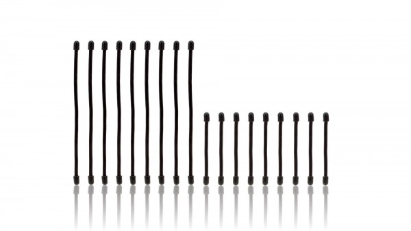 RESPEKT wiederverwendbare Kabelbinder 18tlg.